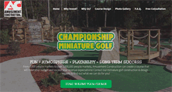 Desktop Screenshot of miniaturegolfconstruction.com